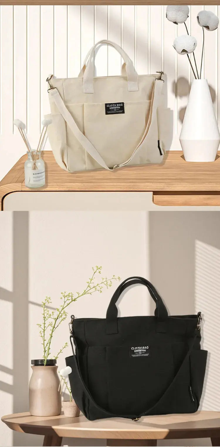 Veloria™ Canvas Everyday Tote Bag 