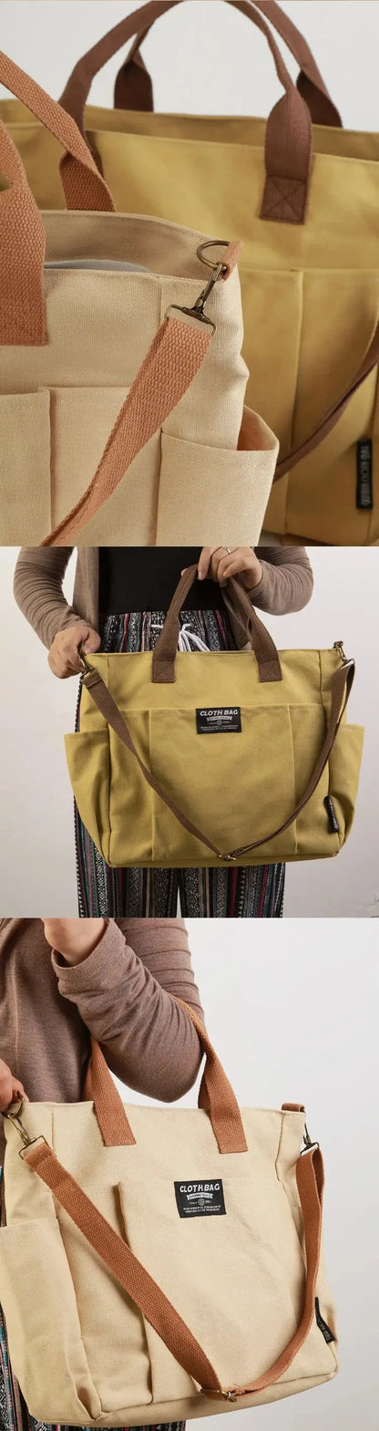 Veloria™ Canvas Everyday Tote Bag 