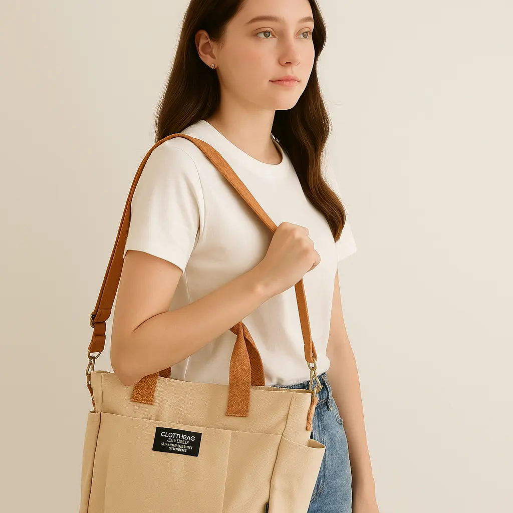 Veloria™ Canvas Everyday Tote Bag 