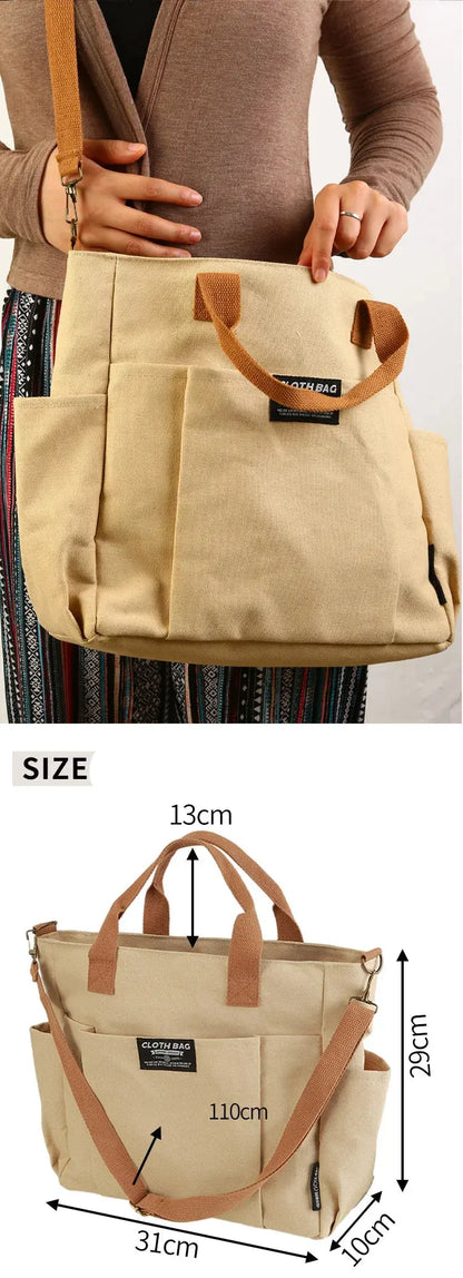 Veloria™ Canvas Everyday Tote Bag 