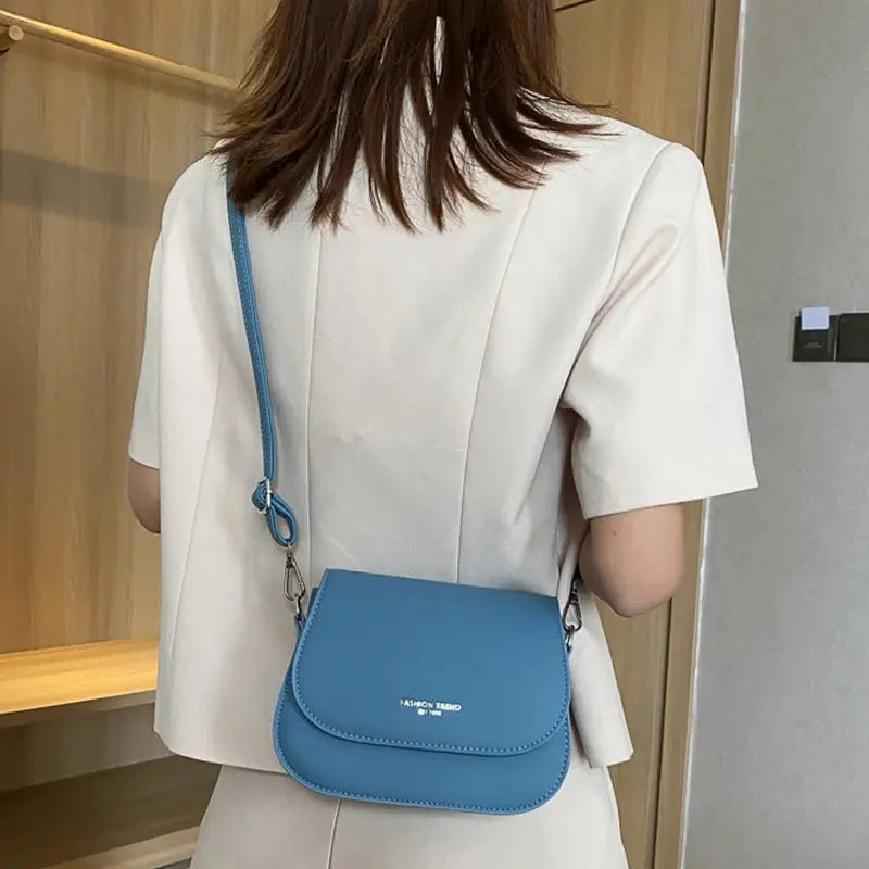 Veloria™ Classic Flap PU Shoulder Bag 