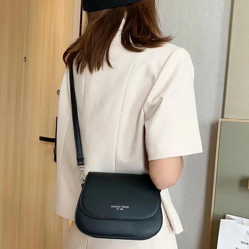 Veloria™ Classic Flap PU Shoulder Bag 