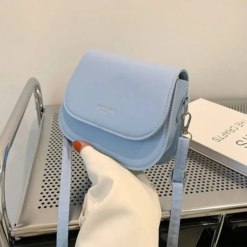 Veloria™ Classic Flap PU Shoulder Bag 