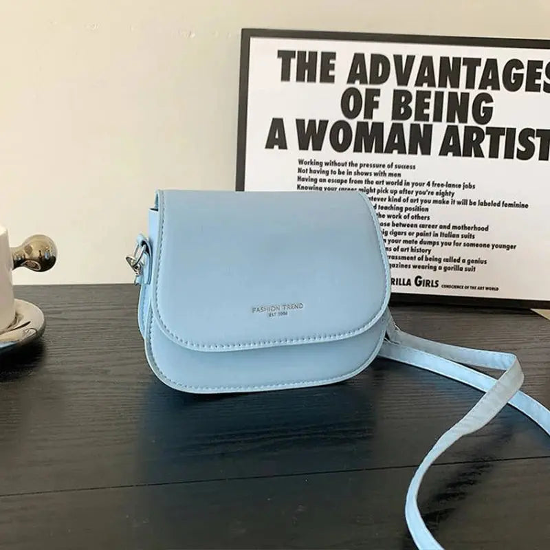 Veloria™ Classic Flap PU Shoulder Bag 