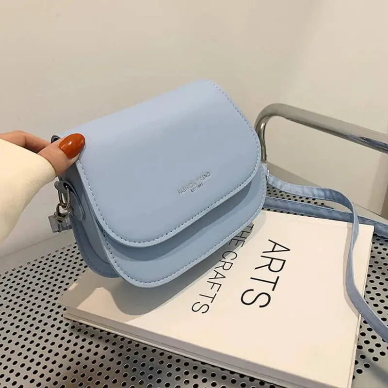 Veloria™ Classic Flap PU Shoulder Bag 