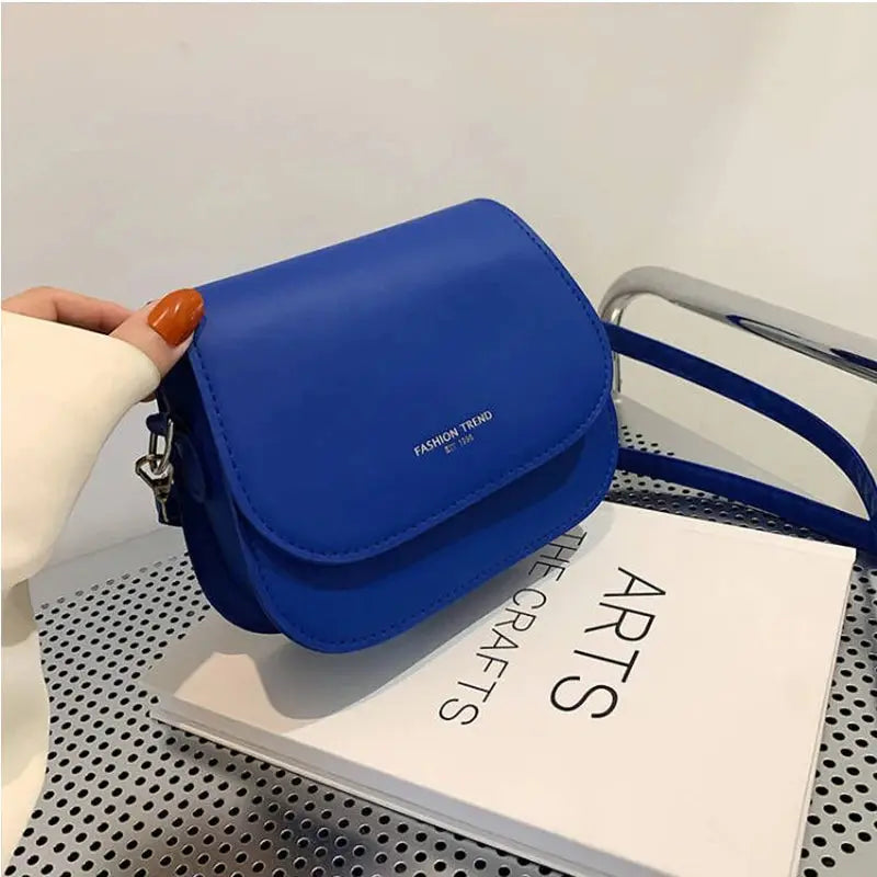 Veloria™ Classic Flap PU Shoulder Bag 