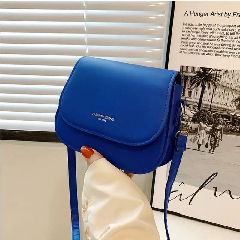 Veloria™ Classic Flap PU Shoulder Bag 