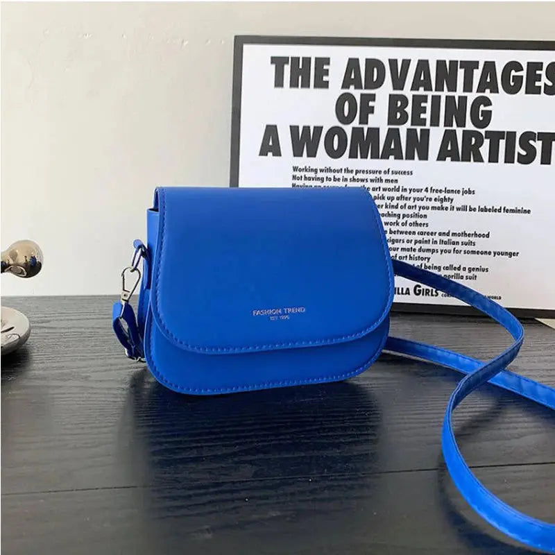 Veloria™ Classic Flap PU Shoulder Bag 