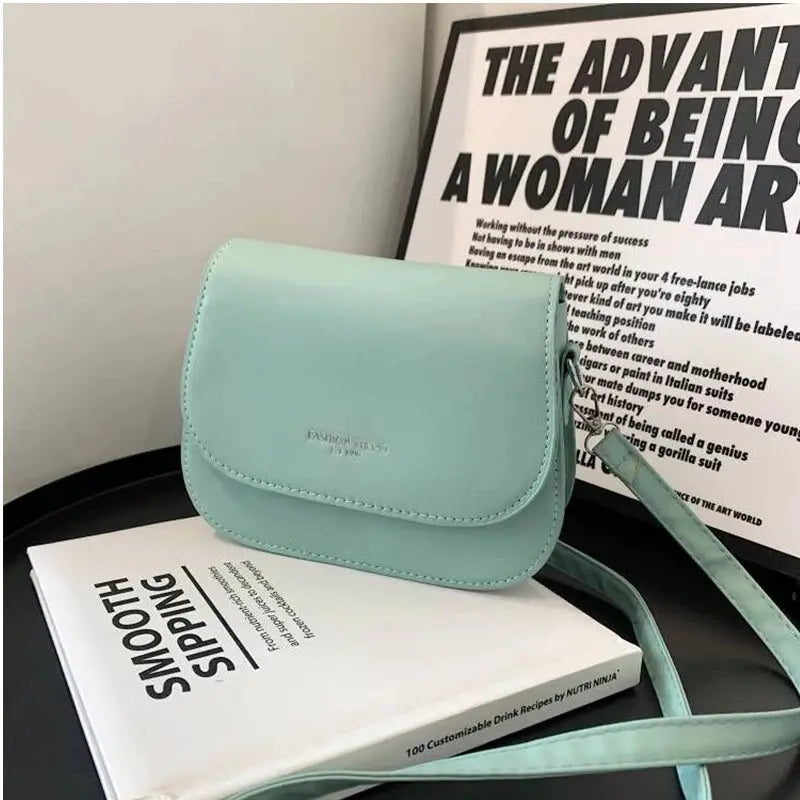 Veloria™ Classic Flap PU Shoulder Bag 