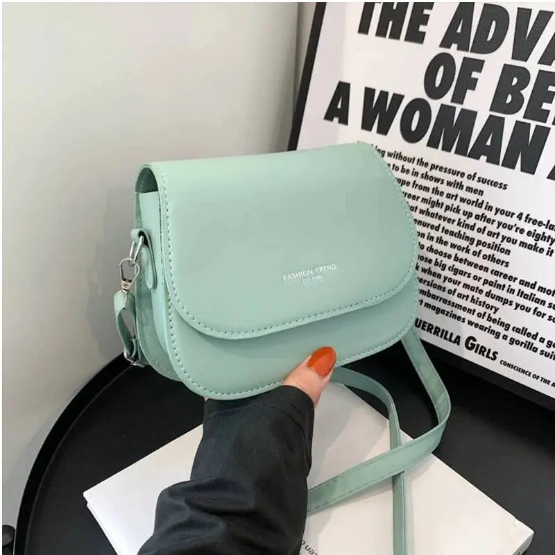 Veloria™ Classic Flap PU Shoulder Bag 