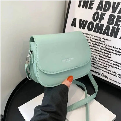 Veloria™ Classic Flap PU Shoulder Bag 