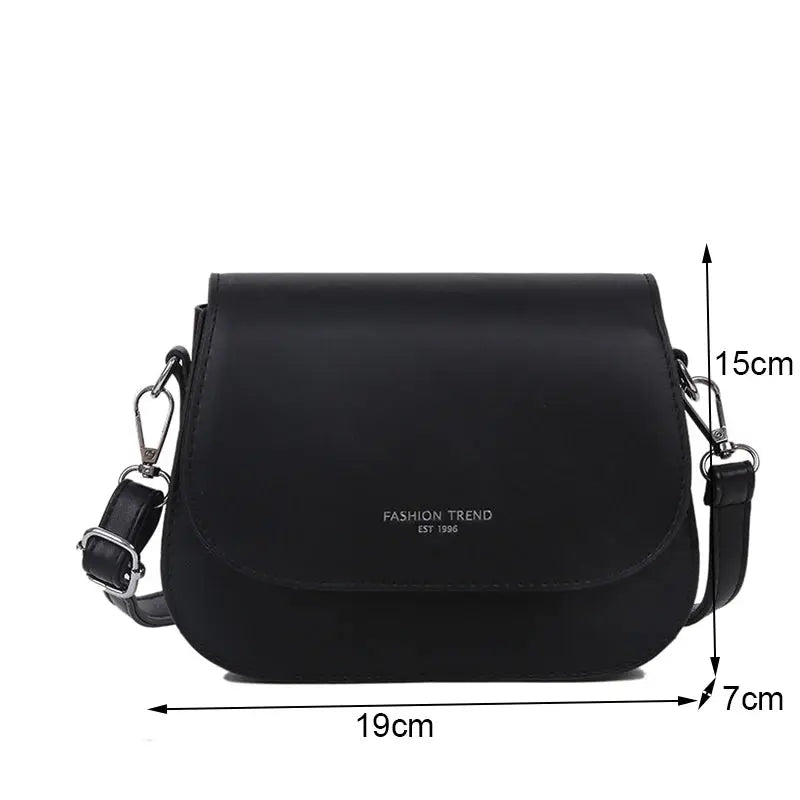 Veloria™ Classic Flap PU Shoulder Bag 