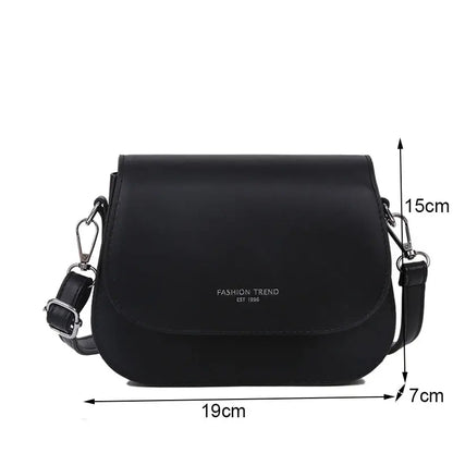 Veloria™ Classic Flap PU Shoulder Bag 