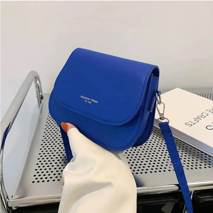 Veloria™ Classic Flap PU Shoulder Bag 