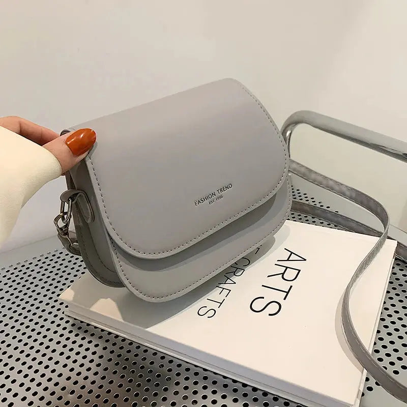 Veloria™ Classic Flap PU Shoulder Bag 