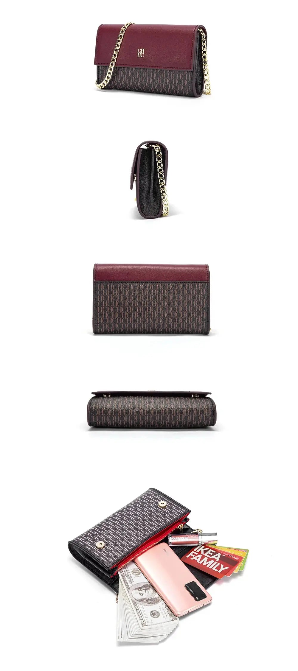 Veloria™ Classic Square Messenger Bag 