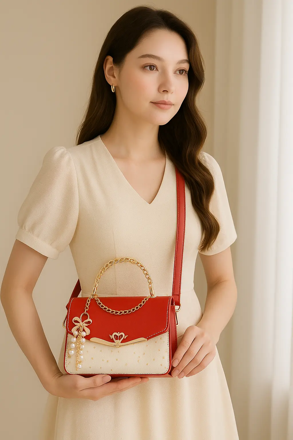 Veloria™ Compact Messenger Satchel 