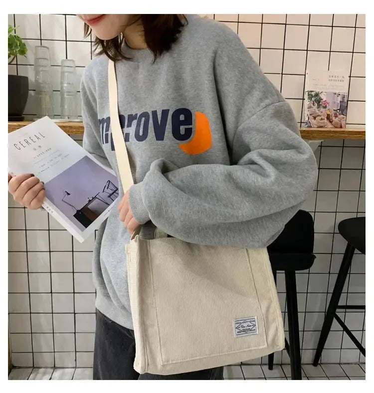 Veloria™ Corduroy Everyday Tote 