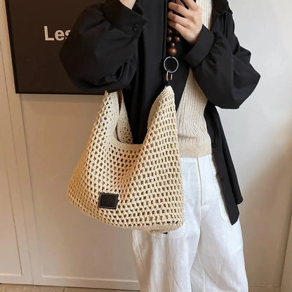 Veloria™ Crochet Cotton Tote 