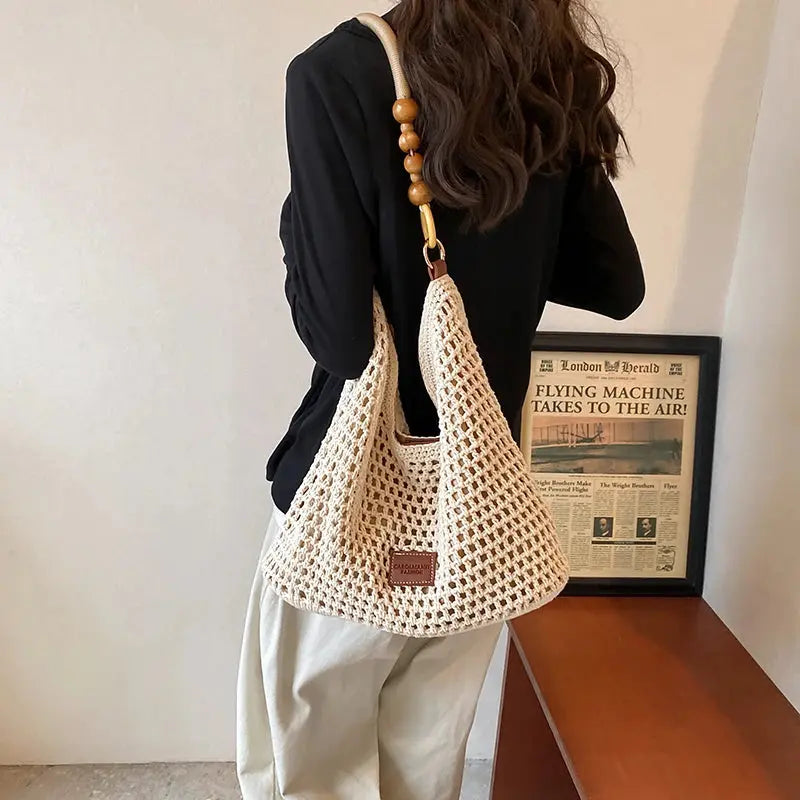 Veloria™ Crochet Cotton Tote 