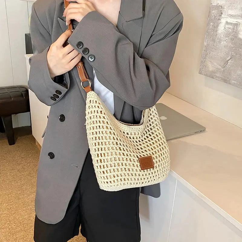 Veloria™ Crochet Cotton Tote 