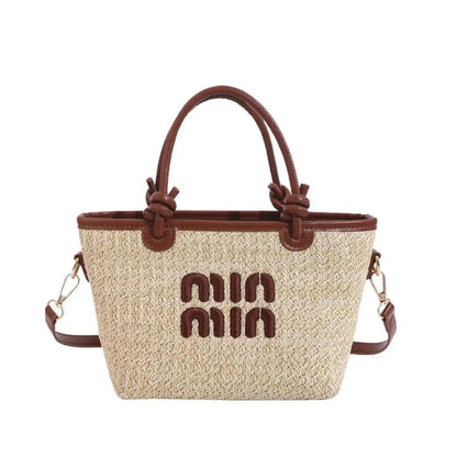 Veloria™ Embroidered Straw Tote 