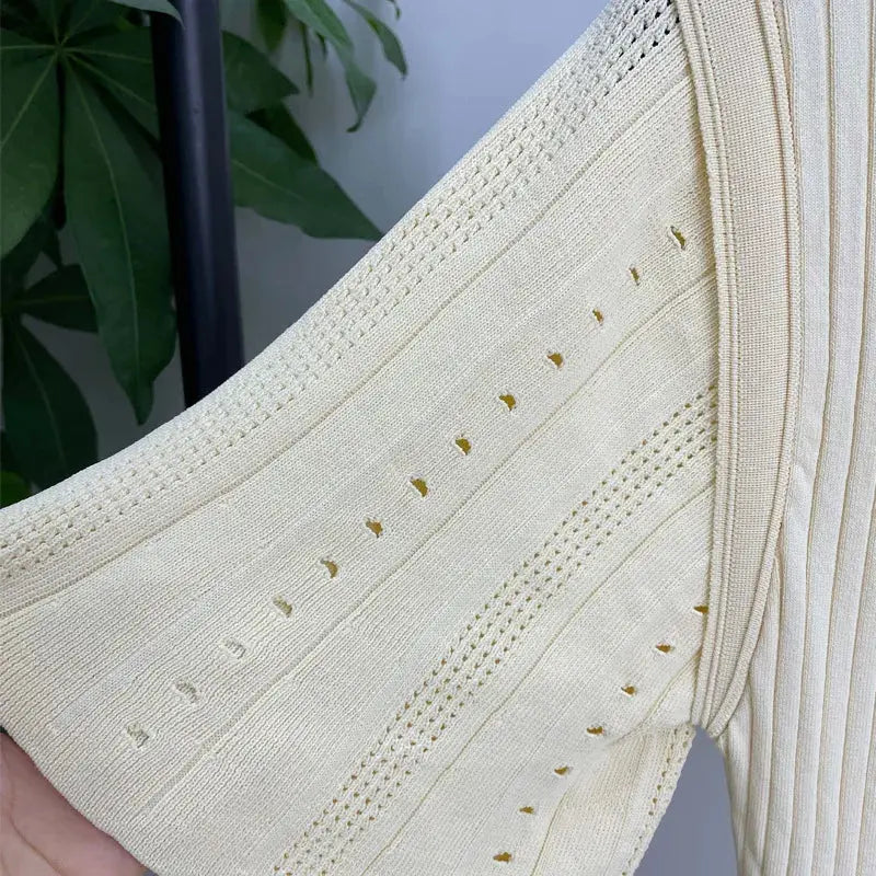 Veloria™ Fishtail Knit Midi Dress 