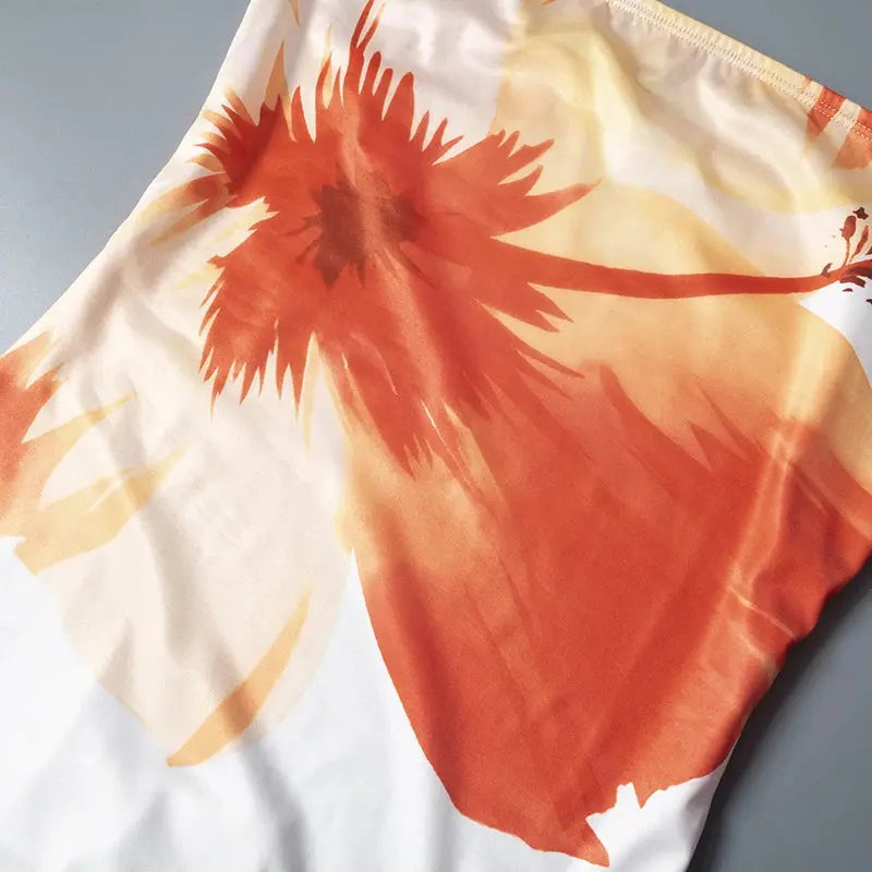 Veloria™ Floral Strapless Maxi Dress 