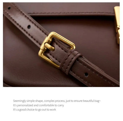 Veloria™ Genuine Leather Satchel 