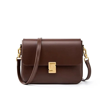 Veloria™ Genuine Leather Satchel 