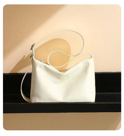 Veloria™ Genuine Leather Shoulder Satchel 