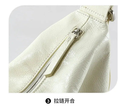 Veloria™ Genuine Leather Shoulder Satchel 