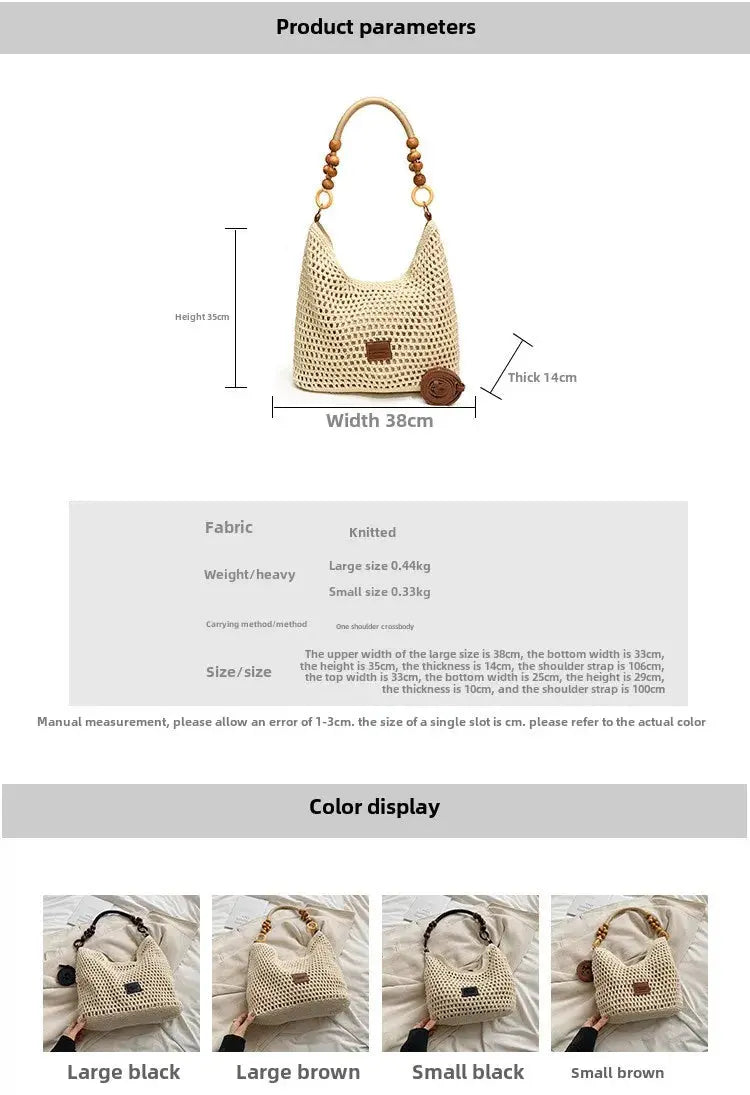Veloria™ Knitted Urban Simplicity Tote 