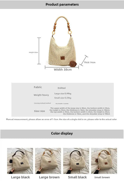 Veloria™ Knitted Urban Simplicity Tote 