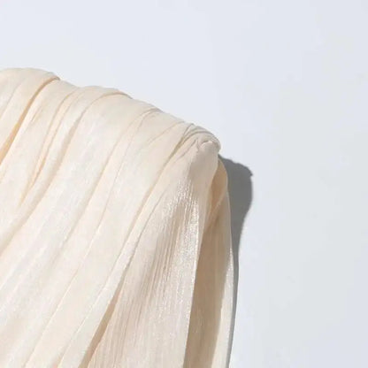 Veloria™ Lace-Up Draped Mini Dress 