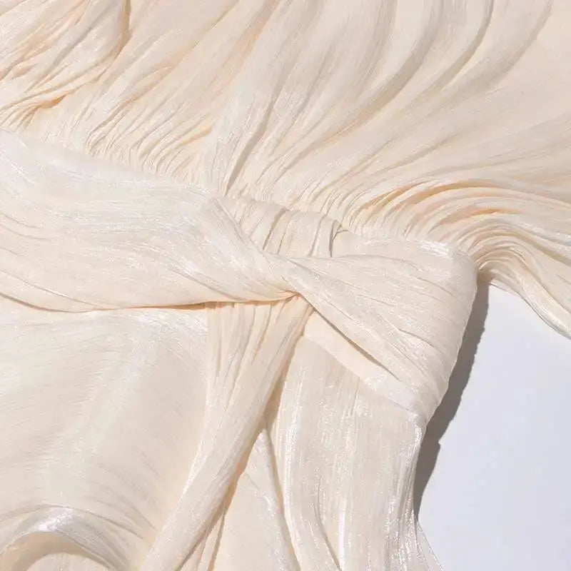 Veloria™ Lace-Up Draped Mini Dress 