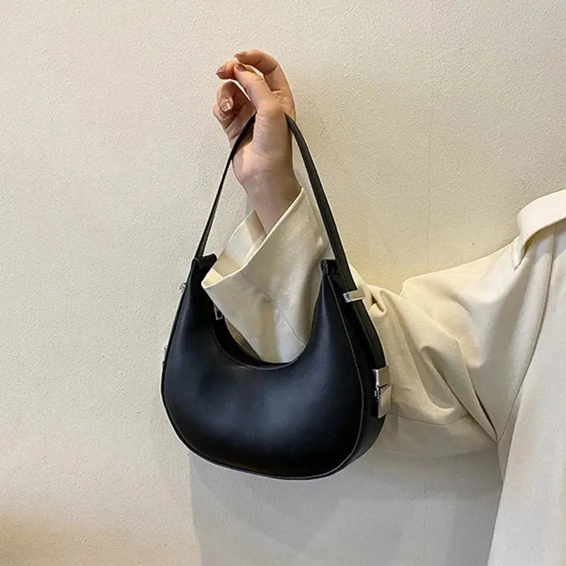 Veloria™ Luxe Half-Moon Hobo Bag 
