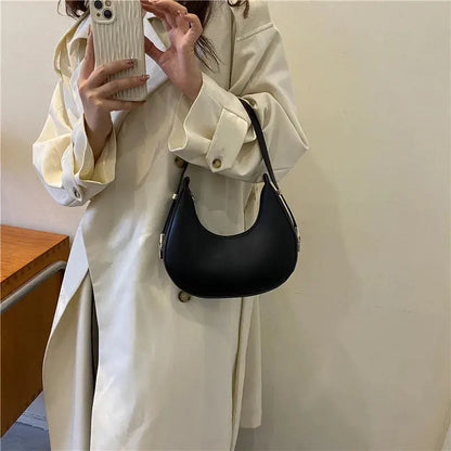 Veloria™ Luxe Half-Moon Hobo Bag 
