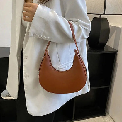 Veloria™ Luxe Half-Moon Hobo Bag 