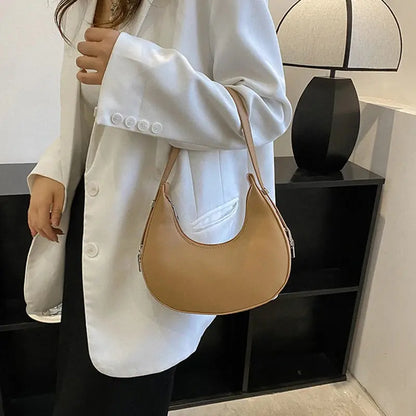 Veloria™ Luxe Half-Moon Hobo Bag 