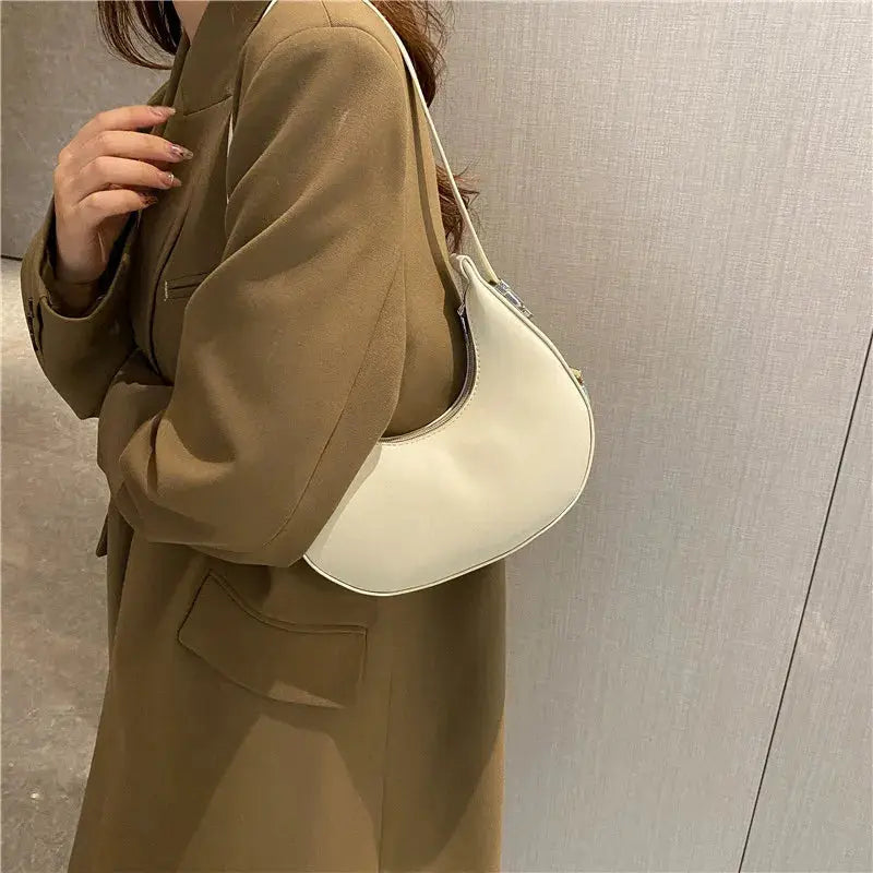 Veloria™ Luxe Half-Moon Hobo Bag 