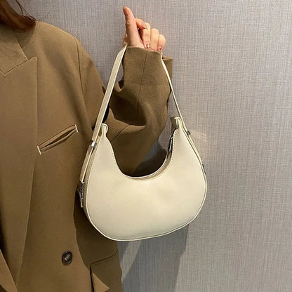 Veloria™ Luxe Half-Moon Hobo Bag 