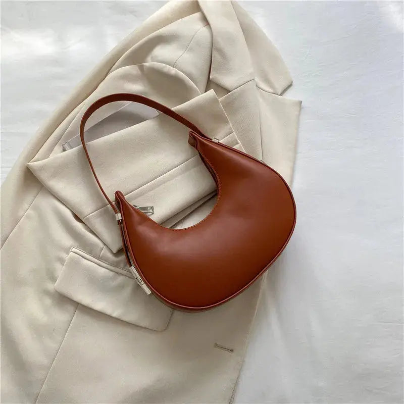Veloria™ Luxe Half-Moon Hobo Bag 
