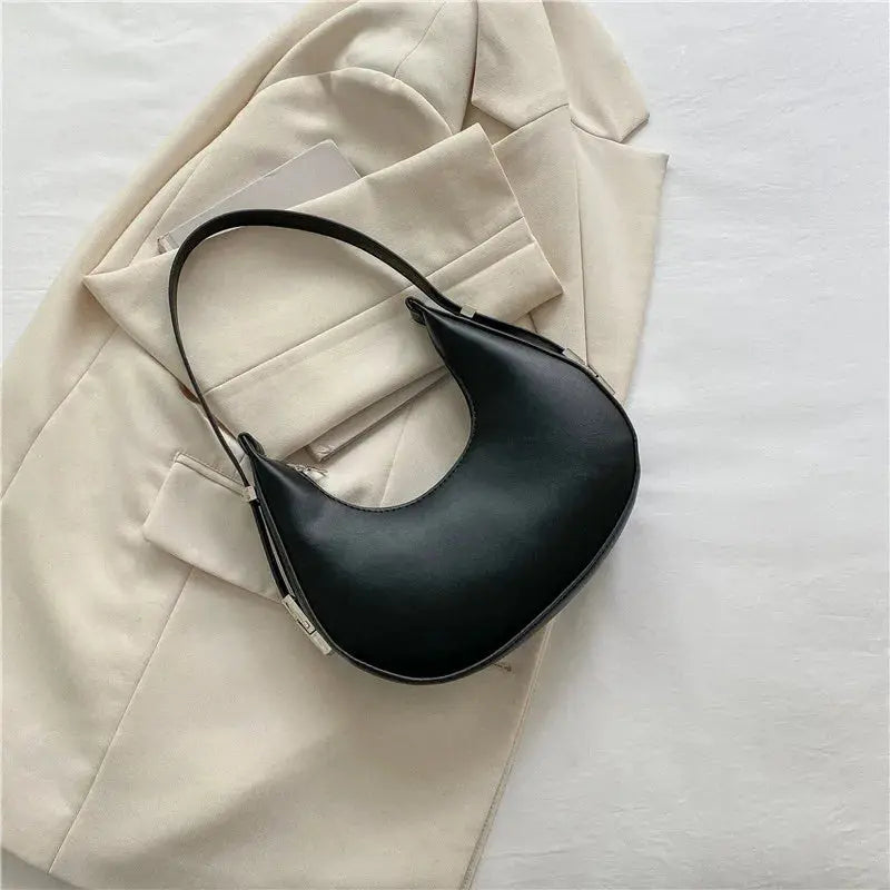 Veloria™ Luxe Half-Moon Hobo Bag 