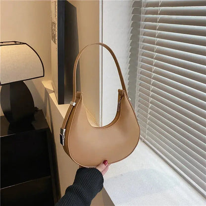 Veloria™ Luxe Half-Moon Hobo Bag 