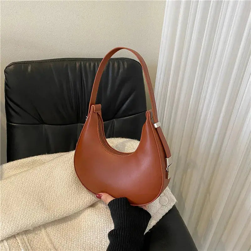 Veloria™ Luxe Half-Moon Hobo Bag 