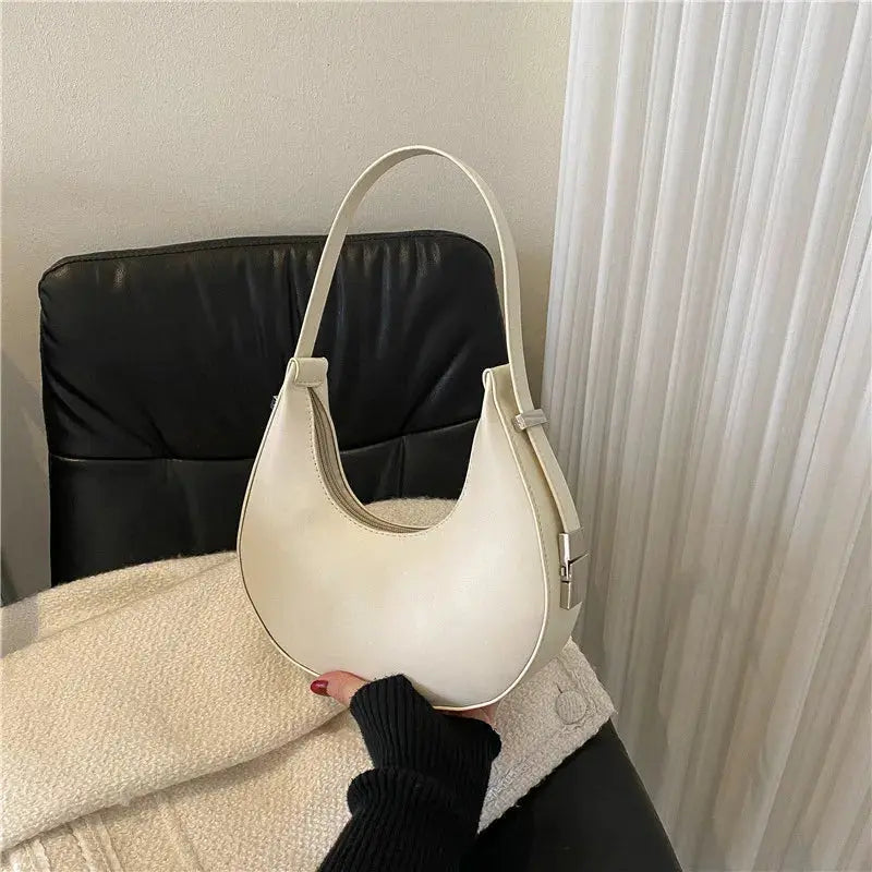 Veloria™ Luxe Half-Moon Hobo Bag 