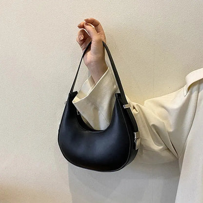 Veloria™ Luxe Half-Moon Hobo Bag 