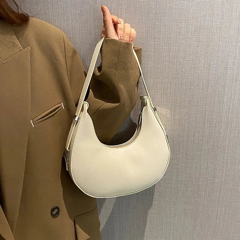 Veloria™ Luxe Half-Moon Hobo Bag 