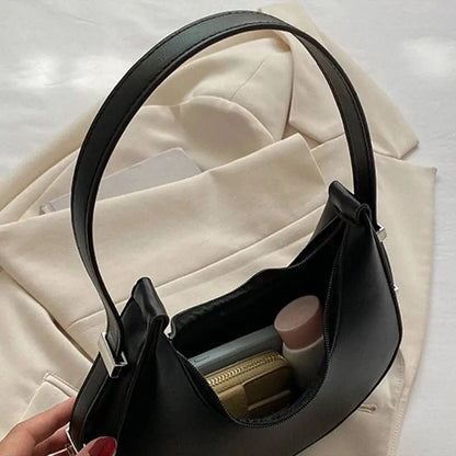 Veloria™ Luxe Half-Moon Hobo Bag 